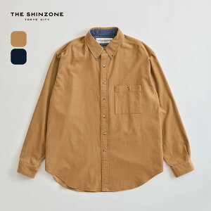 �U �V���]�[�� �E�H�b�V���h�R�[�f�����C�V���c THE SHINZONE WASHED CORDUROY SHIRT �E�B�����Y ���f�B�[�X 26AMSBL04 �g�b�v�X �I�[�o�[�T�C�Y �C���i�[ �H�D�� �R�b�g�� �� �f�C���[ ���ꂢ�� �������