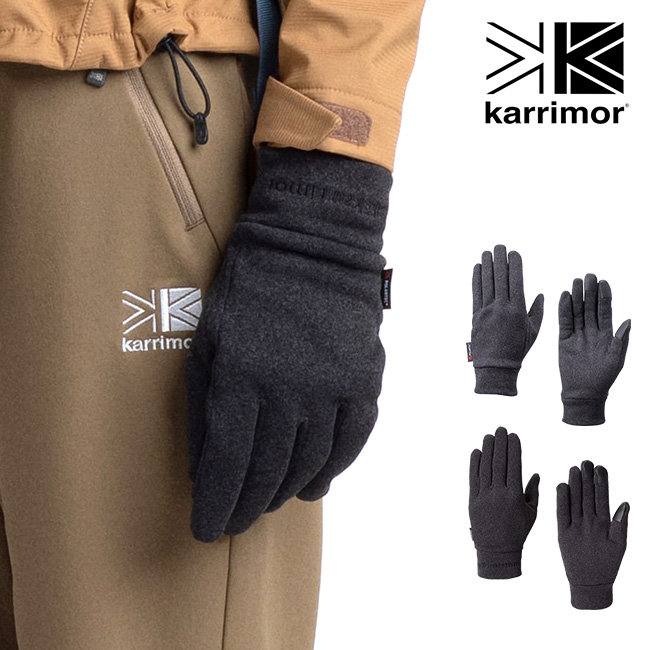 2021 秋冬 カリマー トレイルグローブ karrimor trail glove 100177 キャンプ 全国一律送料無料 グローブ フェス 正規品 フリース アウトドア 毎日続々入荷 手袋 タッチパネル対応