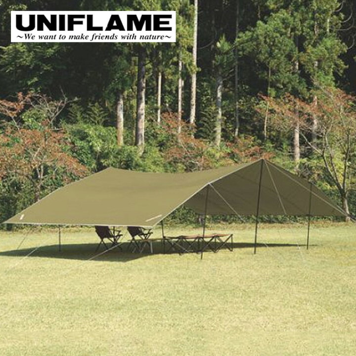 楽天市場】ユニフレーム UFビッグタープ8×6 UNIFLAME タープ  