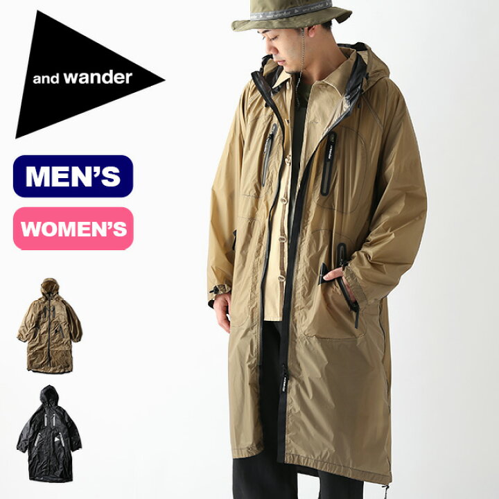 楽天市場 アンドワンダー フライレインロングコート And Wander Fly Rain Long Coat メンズ レディース レインコート ポンチョ 2way キャンプ アウトドア フェス 正規品 Outdoorstyle サンデーマウンテン