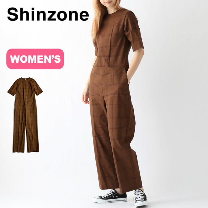 楽天市場 シンゾーン チェックオールインワン Shinzone Check All In One レディース amspa54 ワンピース トップス ボトムス キャンプ アウトドア フェス 正規品 Outdoorstyle サンデーマウンテン