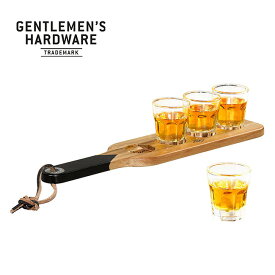 ジェントルマンハードウェア サービングパドル&ショットグラス Gentlemen's Hardware Serving Paddle & Shot Glasses GEN149 キャンプ アウトドア フェス