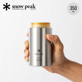 スノーピーク 缶クーラー350 snow peak Can Cooler 350 TW-355 ステンレスタンブラー カップ コップ 缶保冷 350ml缶 キャンプ アウトドアリビング フェス 【正規品】