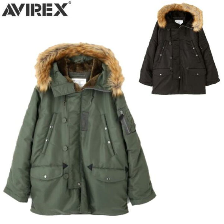 楽天市場】AVIREX N-3Bコマーシャル COMMERCIALフライトジャケットN3B 
