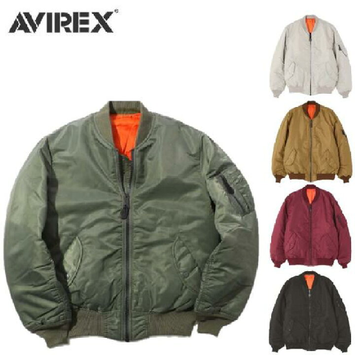 楽天市場】AVIREX MA-1 COMMERCIAL エムエーワンフライトジャケット 