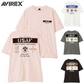 セールAVIREX USAF THUNDERBIRDSシーチィングパッチドTシャツ SHORT SLEEVE T-SHIRTサンダーバーズ 7833134045アビレックス(アヴィレックス)