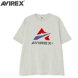 セールAVIREX A-STARプリント半袖Tシャツ SHORT SLEEVE T-SHIRTAスター7833134094アビレックス(アヴィレックス)