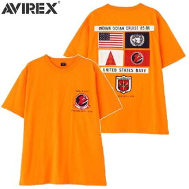 セールAVIREX TOP GUNシーチィングパッチドTシャツ SHEETING PATCH T-SHIRTトップガン 7833934012アビレックス(アヴィレックス)