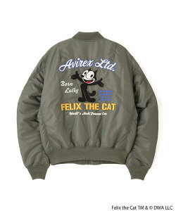 AVIREX×FELIX MA-1 �A�r���b�N�Xx�t�B���b�N�X�E�U�E�L���b�g�R���{MA-1 7835152009�A���B���b�N�X