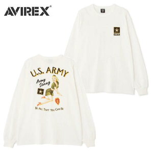 AVIREX HOT LADY OFFICERsibvK[obNvgTVc L/S T-SHIRT 7835230029ArbNX50th ANNIERSARY(ABbNX)
