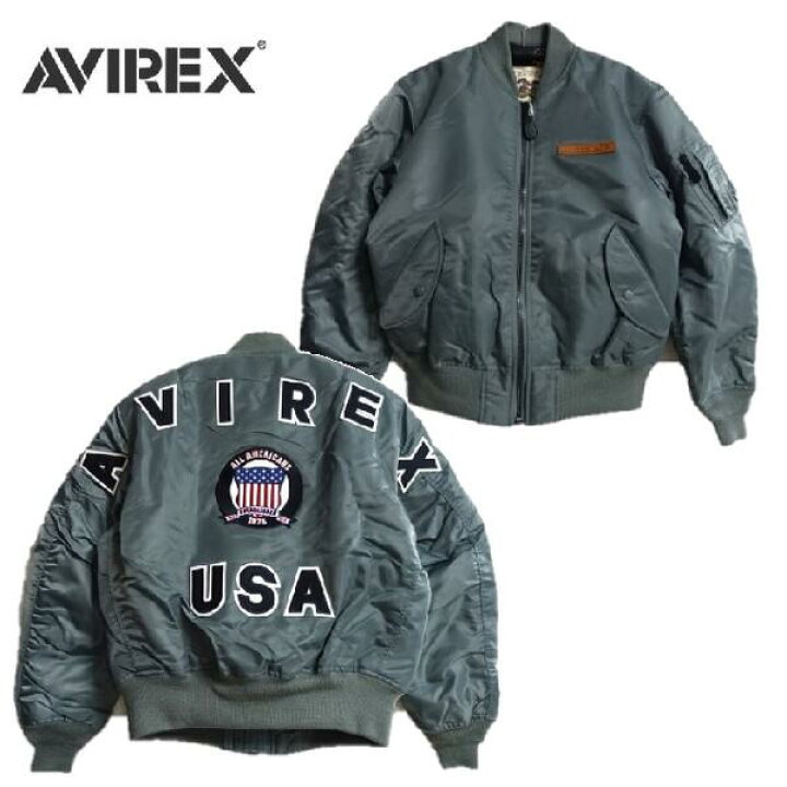楽天市場】AVIREX (アビレックス)50周年MA-1ビッグロゴシグネチャー  