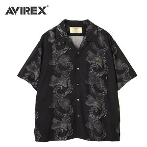 AVIREX �������A���n�V���cALOHA SHIRT �hKOMAINU�h 783612308�A�r���b�N�X(�A���B���b�N�X)