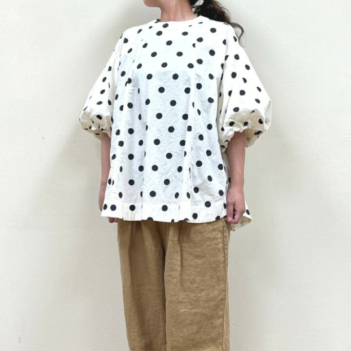 楽天市場】セールbuoy buoy(ブイ )DOT PRINT BALLON ブラウスBL-025-26 