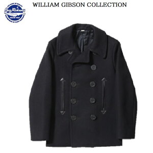 Buzz Rickson's ubNs[R[gBLACK 36oz. WOOL MELTON PEA COAT WILLIAM GIBSON COLLECTION BR12394oYN\YEBAMu\RNV