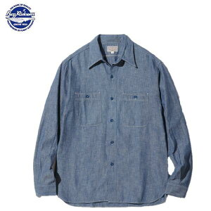 BuzzRickson's�����u���[�V�����u���[���[�N�V���cBLUE CHAMBRAY WORK SHIRT (LONG SLEEVE) BR25995(�o�Y���N�\���Y)Buzz Rickson's MADE IN JAPAN���{��