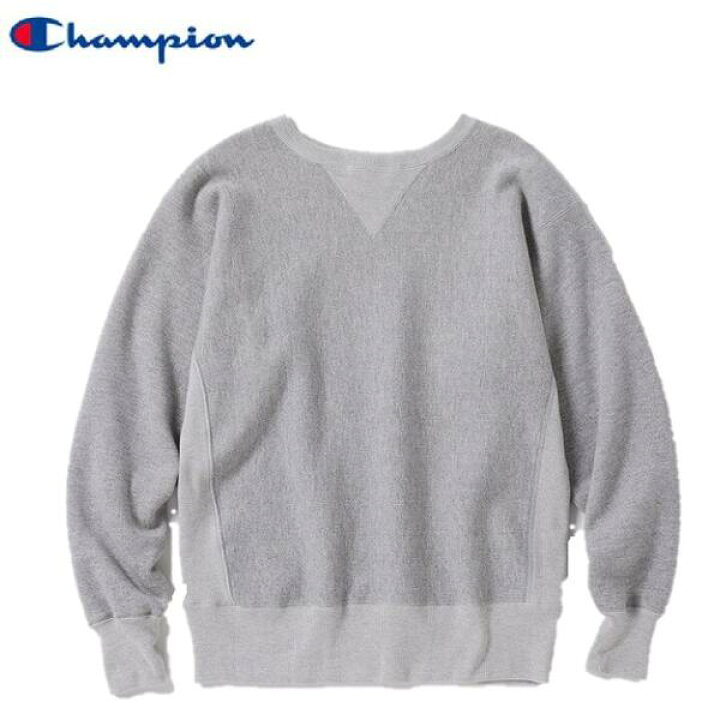 楽天市場】Champion リバースウィーブ(青タグ)前Vガゼットクルーネック  