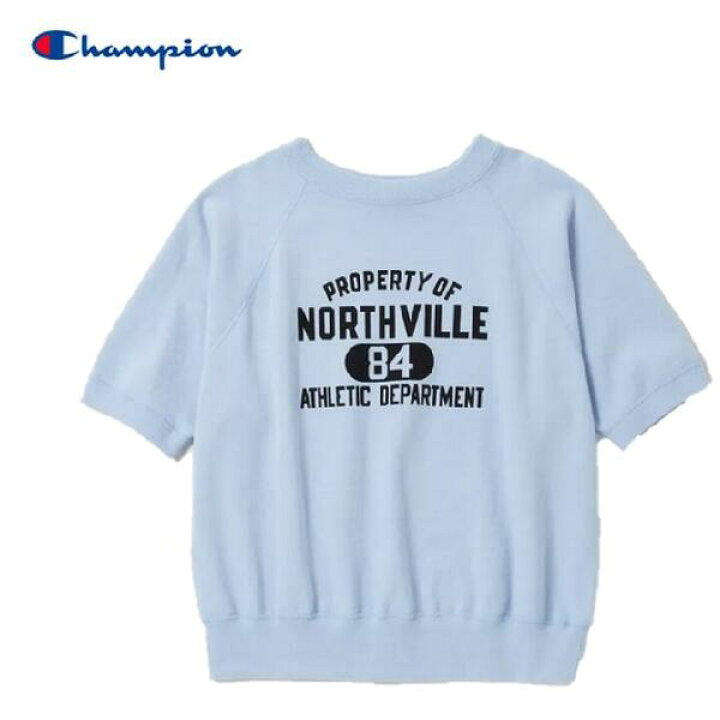 楽天市場】Champion NORTH VILLEプリントラグランスタイルスウェット 