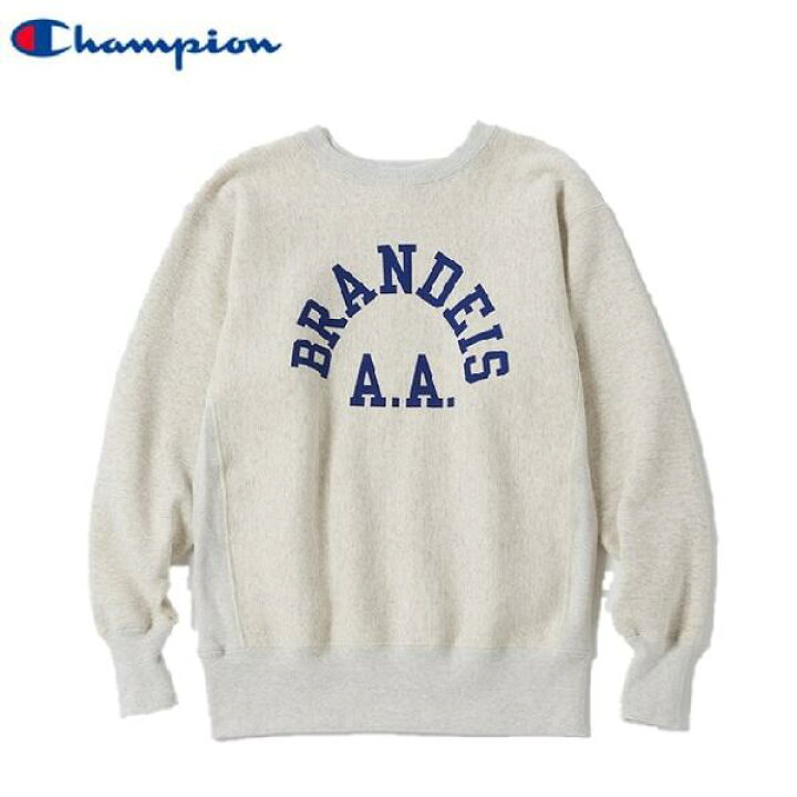 楽天市場】Champion 24FW BRANDEISカレッジプリントリバースウィーブ 