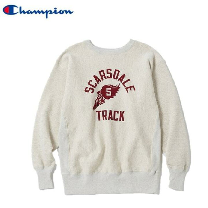 楽天市場】Champion 25FW SCARSDALEカレッジプリントリバースウィーブ 