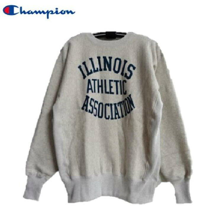 楽天市場】Champion 24FW ILLINOISカレッジプリントリバースウィーブ 