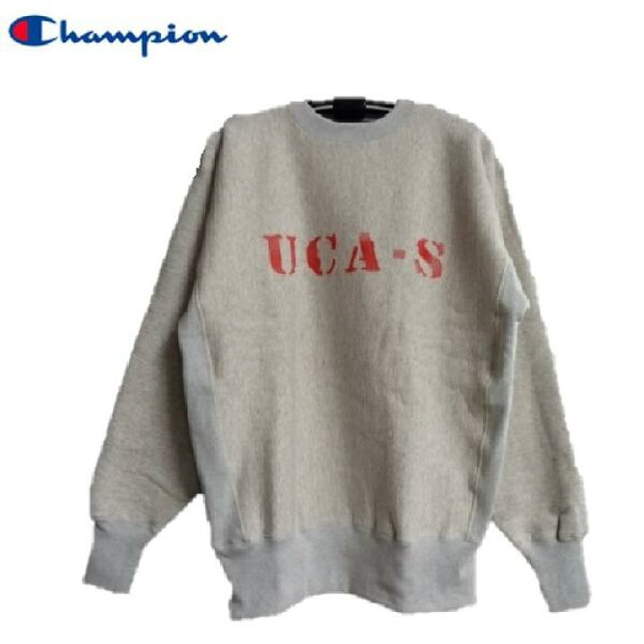 楽天市場】Champion 24FW UCA-Sステンシルプリントリバースウィーブ(赤 