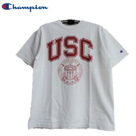 セールChampion (USC)プリントMADE IN U.S.A.T1011ヘビーウェイトTシャツUniversity of Southern California南カリフォルニア大学(米国製)C5-X303-010(ティーテンイレブン)チャンピオン