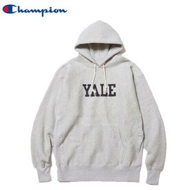 Champion 25FW「YALE」IVY LEAGUEプリントリバースウィーブ(青タグ)フーデッドスウェットシャツ (パーカー)C3-S122 TRUE TO ARCHIVESチャンピオントゥルートゥーアーカイブス MADE IN JAPAN日本製