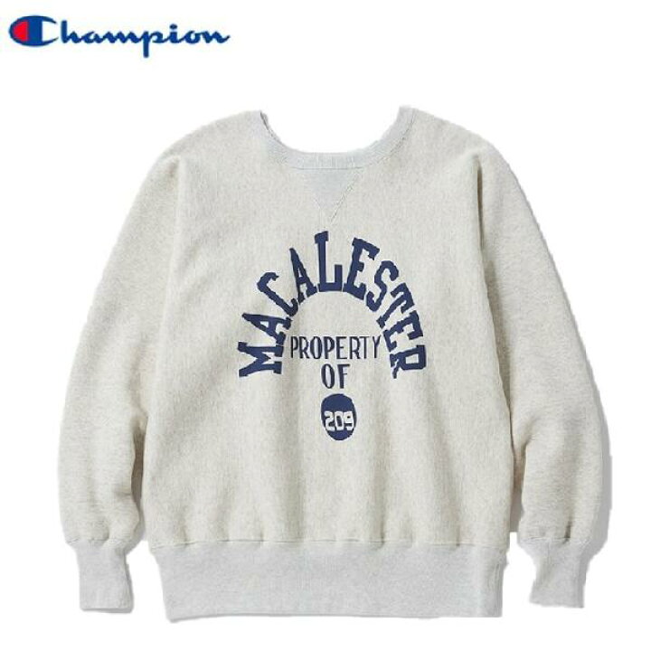 楽天市場】Champion 25FW MACALESTERカレッジプリントリバースウィーブ 