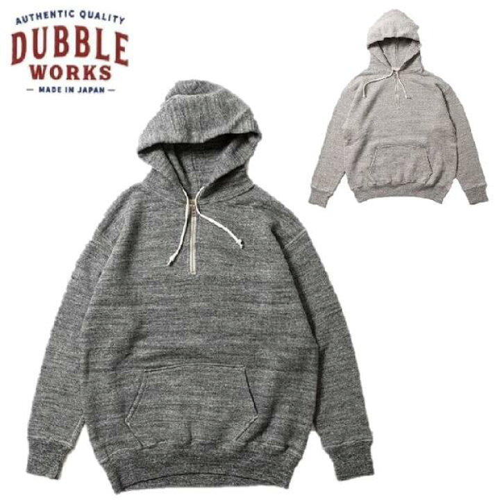 楽天市場】セールDUBBLEWORKS Lot 86012 吊り編みハーフジップ  