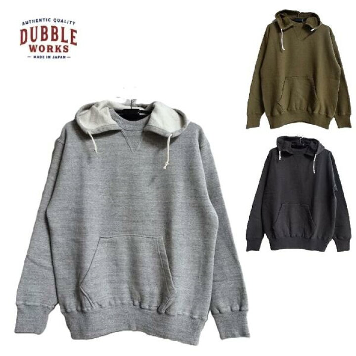 楽天市場】DUBBLEWORKS Lot 86018(後付けパーカー)吊り編みアフター 