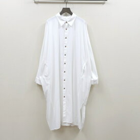 セールFACTORY★綿　ネル　ドルマンワイドシャツ(ワンピース)　B-11ファクトリー　MADE IN JAPAN(日本製)