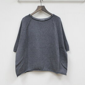 FACTORY綿強撚糸　ロールネックセーター(半袖)★K-05-24SSファクトリー　MADE IN JAPAN(日本製)