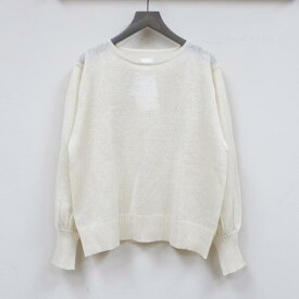 セールGauze#リネンアンティークスリーブニットプルオーバー　G926（ガーゼ）