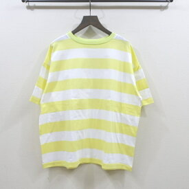 セールLabo ratory (ラボレイトリー） シックボーダービッグTシャツ（5分袖）　LA226Gauze# MADE IN JAPAN(日本製)