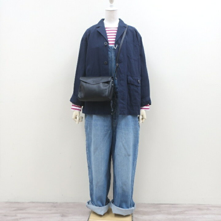 レア！Encachette ネイビーショルダーバッグ S