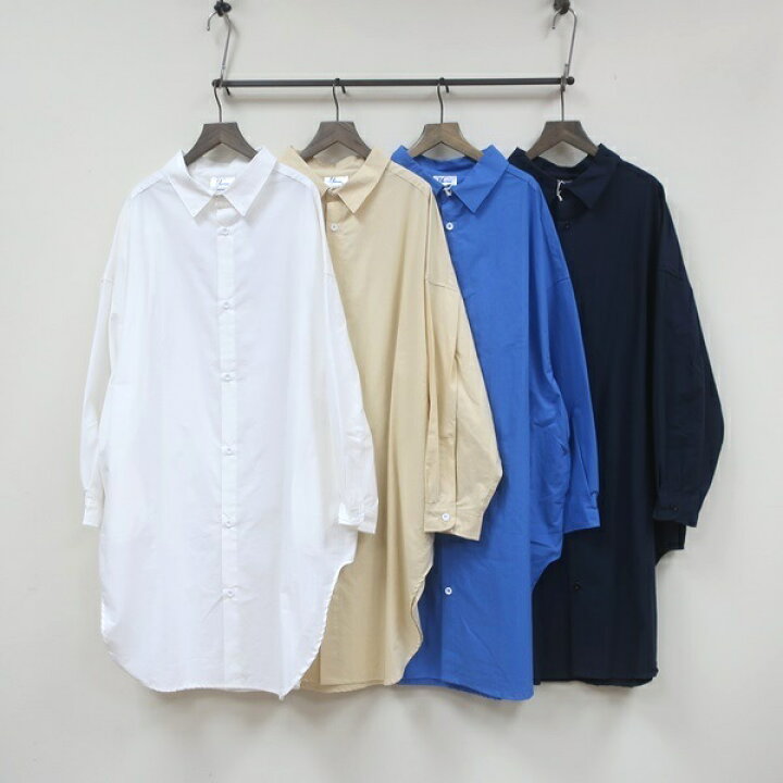 楽天市場】セールYarmo OVERSIZED SHIRTSオーバーサイズ ロングシャツ 