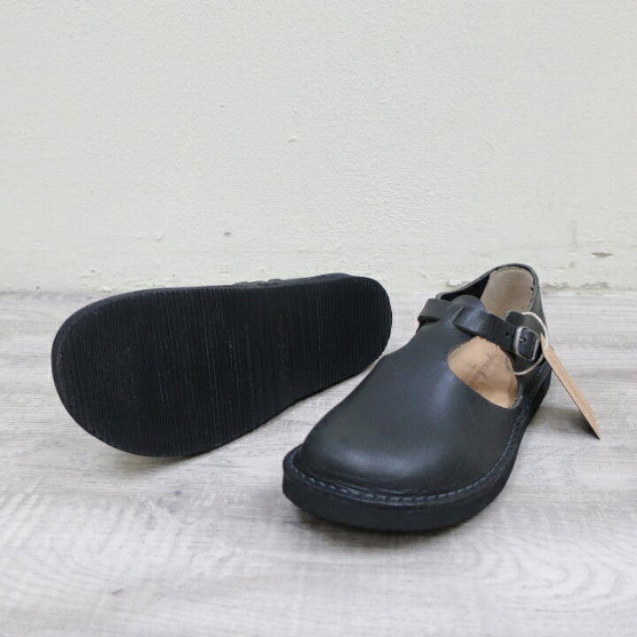 楽天市場】Organic Handloom GUNAグナーレザーTストラップシューズ 