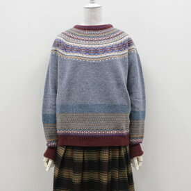 セールeribealpine sweater ニットプルオーバー　P3974 エリベ