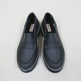 セールHUNTERレディース リファイン スティッチ ペニー ローファー（厚底タイプ）WFF1089RMAWS　REFINED STITCH DTL PENNY　LOAFER(ハンター)