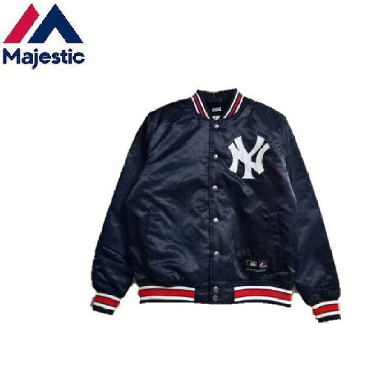 楽天市場】Majestic パデッドサテンジャケット(スタジャン 