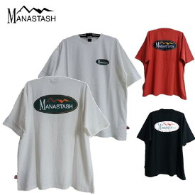 セールMANASTASH (マナスタッシュ)オリジナルロゴバックプリントリサイクルコットン半袖Tシャツ RE:CTN TEE ORIGINAL LOGO TEE-SHIRT 7923134049