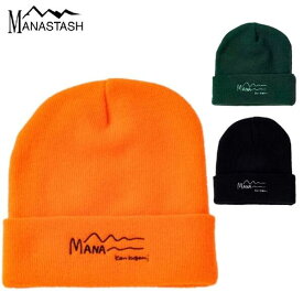 セールMANASTASH 2023秋冬モデル加賀美健×マナスタッシュコラボビーニーニットキャップKen Kagami×MANASTASH　KEN'S BEANIE MST LOGOメンズレディースニット帽7923274001(マナスタッシュ)