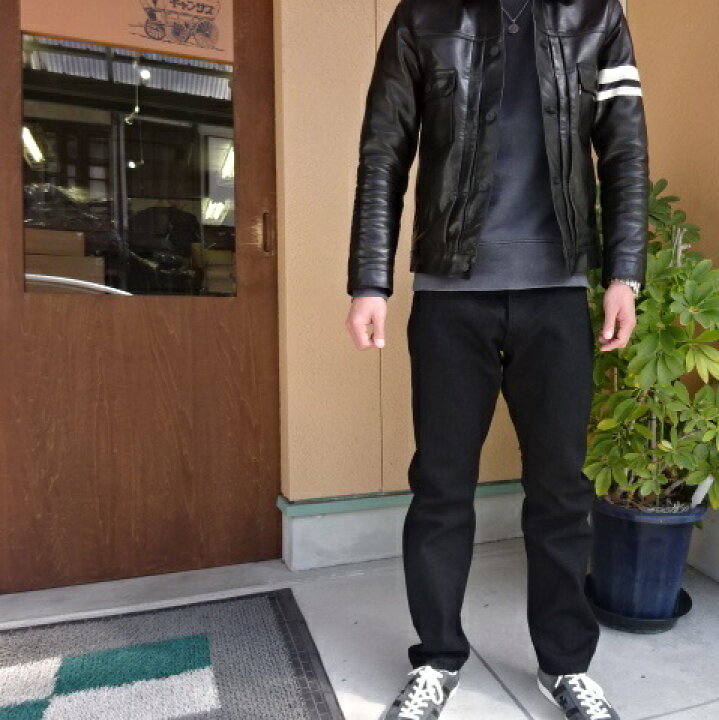 楽天市場】桃太郎ジーンズxキャンサス別注オールブラック15.7oz 
