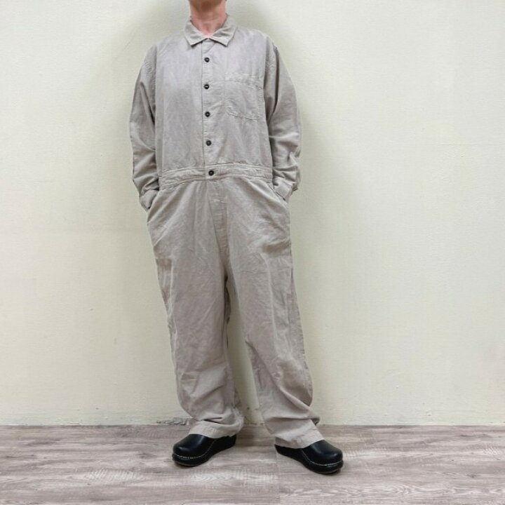 楽天市場】HTS綿麻オーバーダイオールインワンCOTTON LINEN PLAIN 