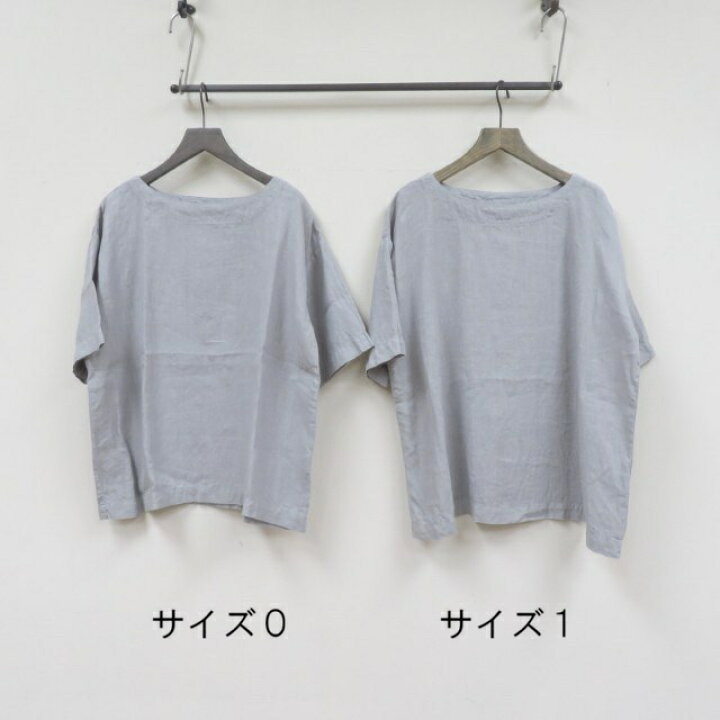 楽天市場】ARMENリネンボートネックプルオーバーシャツ(ブラウス)LINEN 