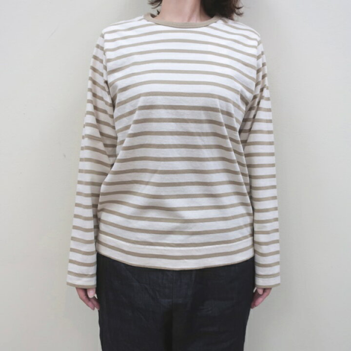 楽天市場】NATURAL LAUNDRYトラッド天竺ボーダー 長袖Tシャツ7231C 