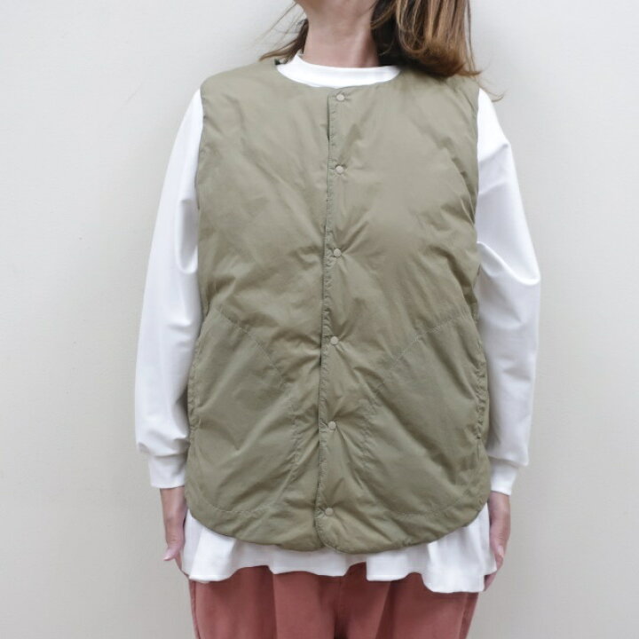 楽天市場】セールNATURAL LAUNDRY 20Dナイロン ダウン リバーベスト 