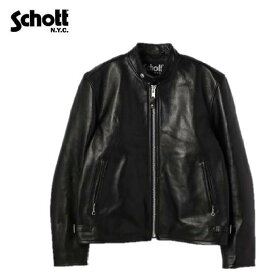 Schott 70’Sレザーシングル ライダース70’S SINGLE RIDERS JACKET 3111052 Schottショット レザージャケット782-3950078【ラクーポン対象外】