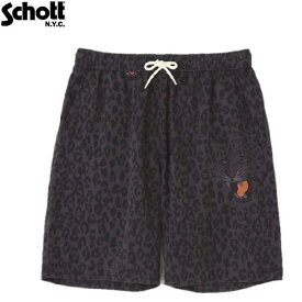 セールSchott 「LEOPARD」ハワイアンショーツ"レオパード"HAWAIAN SHORTSヒョウ柄豹柄ハーフパンツショートパンツ 7823113005(ショット)