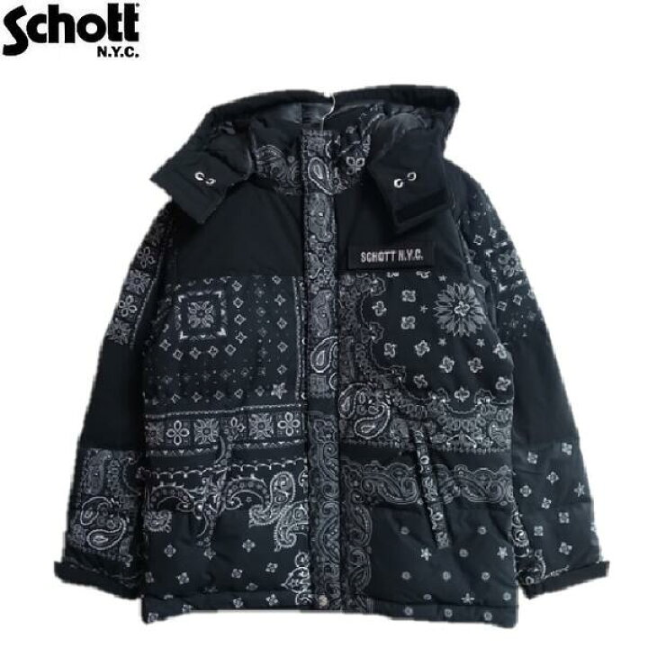 楽天市場】セールSchott 2023ツートンダウンジャケット2-TONE DOWN 